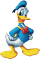 Дональд Дак (англ. Donald Duck) — герой мультфильмов студии Walt Disney. Дональд – белая антропоморфная утка с желтым клювом.