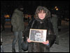 Акция памяти Анастасии Бабуровой и Станислава Маркелова в Москве 19 января 2011. Фото Веры Васильевой, HRO.org