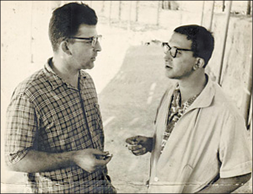 Аркадий и Борис Стругацкие. Алупка. 1963.