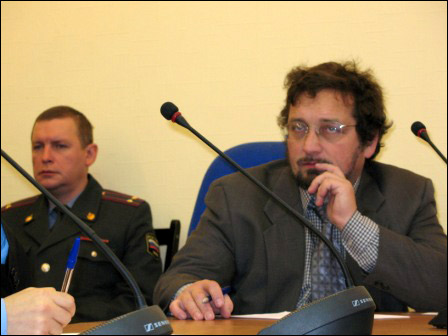 Андрей Бабушкин на заседании Общественного Совета при МВД России