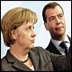 Ангела Меркель и Дмитрий Медведев. Фото Время новостей