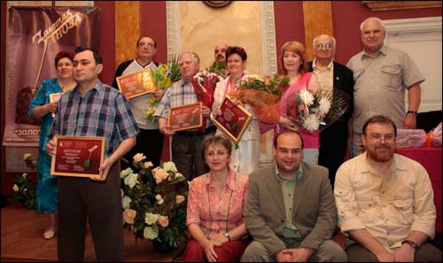 Церемония вручения премии Золотая заноза. Июнь 2008. Рязань.
