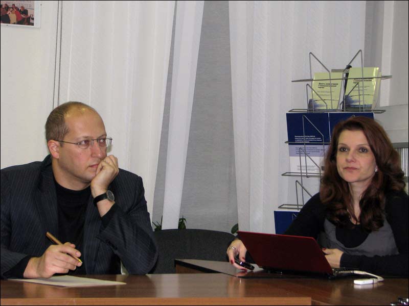 Дмитрий Аграновский и Елена Липцер. Фото Веры Васильевой, HRO.org